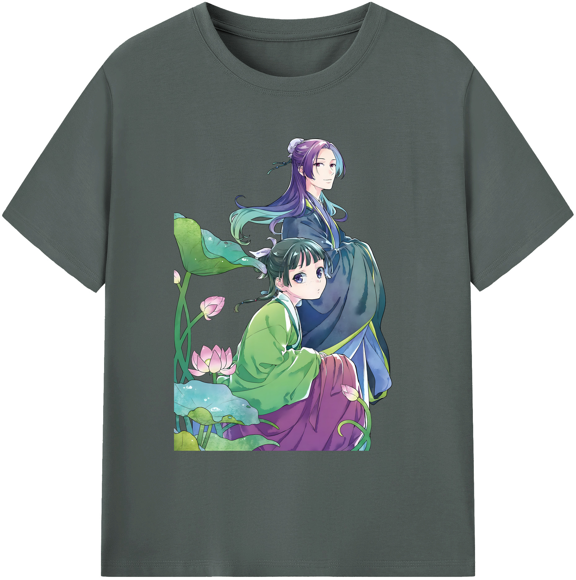 （画像用） 薬屋のひとりごと The Apothecary Diaries 綿100％ メンズ半袖Tシャツ｜肌触りやわらか＆通気性